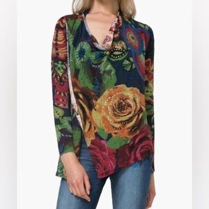 Desigual Floral Multicolor Women's scoop neck cardigan